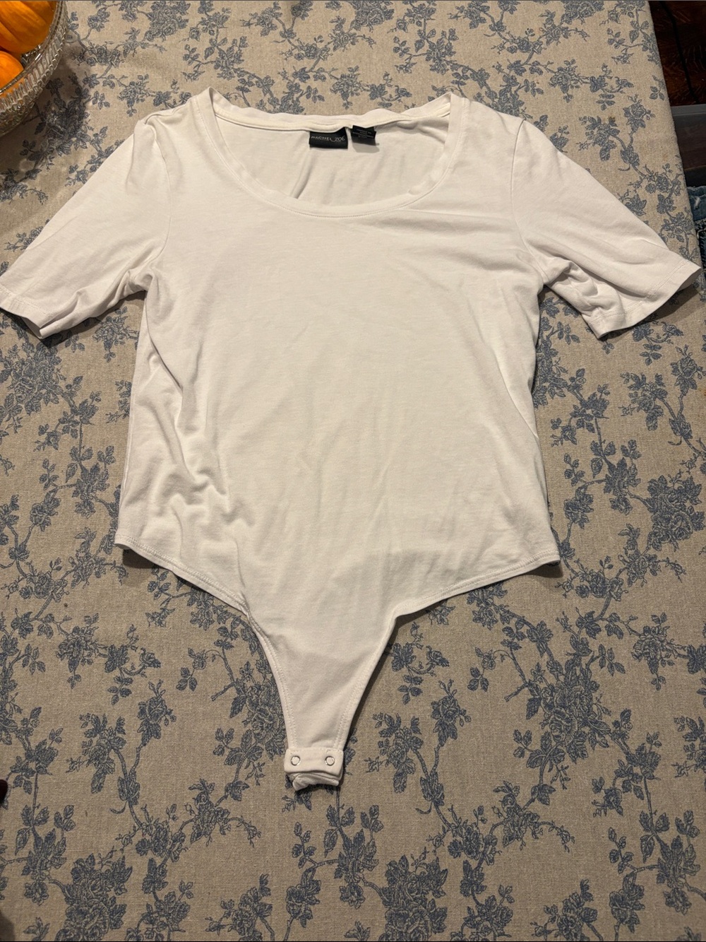 Rachel Zoe Classic White Scoop Neck Bodysuit - Women